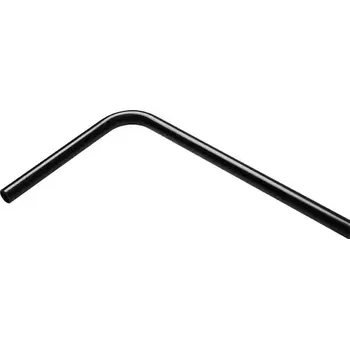 Kouřovod Barrow Měděná pevná trubice 14/12 délky 630mm - koleno 90° černá (TDWB-14)