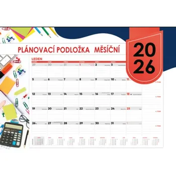 Kalendář ARIA 2026 Kalendář 2026 Plánovací podložka měsíční