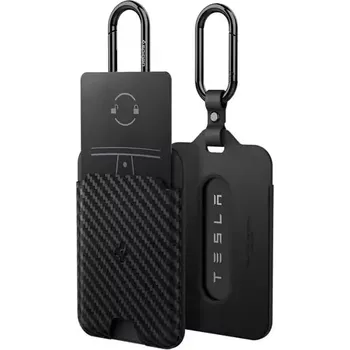 brašna na notebook Spigen Tesla Card Holder pouzdro pro karty Tesla 2 ks černá (ACP08794)
