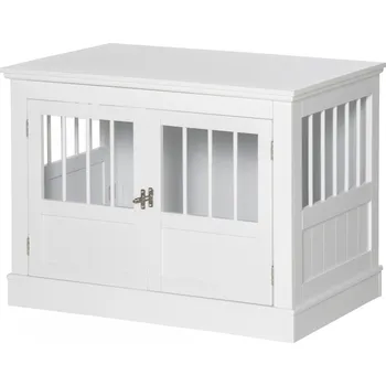 Pro psa Box pro malé psy, 78 x 53 x 59,3 cm | bílý