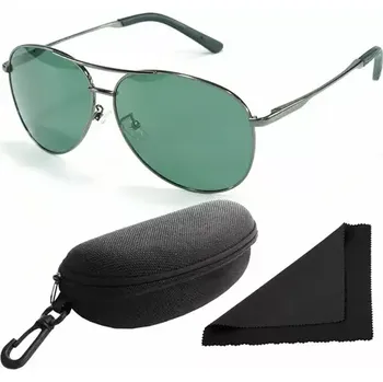 Sluneční brýle Polarized Brýle sluneční 8013 - obroučky stříbrné tmavé (56.066)