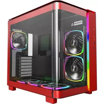 PC skříň Montech KING 95 PRO červená (KING95PROR)