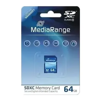 Paměťová karta MediaRange SDXC 64GB (MR965)