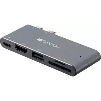 Notebook Canyon CNS-TDS05DG dokovací stanice šedá (CNS-TDS05DG)