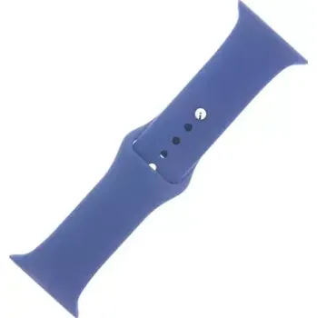 Řemínek na hodinky Forever Silikonový řemínek M/L pro Apple Watch 42/44/45 mm modrá (STRAPWA45MLTFOBL)