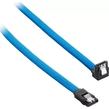 Kabel do PC CableMod ModMesh Pravoúhlý SATA 3 Kabel 60cm - světle modrá (CM-CAB-RSAT-N60KLB-R)