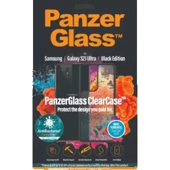 Pouzdro na mobilní telefon PanzerGlass Pouzdro ClearCase AB pro Samsung Galaxy S21 Ultra černá (5711724002632)