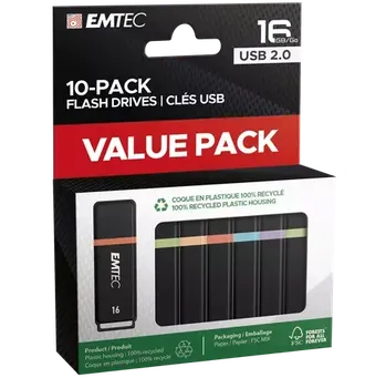 USB flash disk EMTEC K100 USB 16 GB (10ks) (ECMMD16GK102P10)
