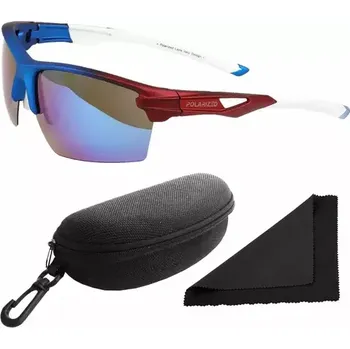 Sluneční brýle Polarized Brýle sluneční 255 - obroučky modré - skla modrá zrcadlová (56.043)