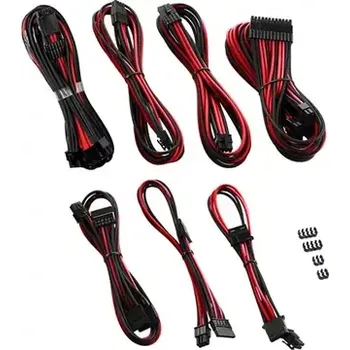 Kabel do PC CableMod PRO ModMesh RT-Series Cable set pro RMi a RMx černo-červená (CM-PCSR-16P3KIT-NKKR-R)