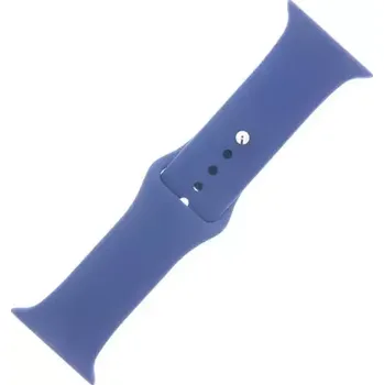 Řemínek na hodinky Forever Silikonový řemínek S/M pro Apple Watch 42/44/45 mm modrá (STRAPWA45SMTFOBL)