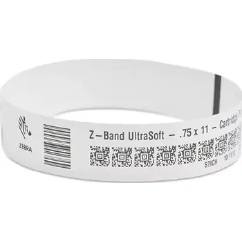 Tiskárna Zebra Adult Wristband White 19.05 x 279.4mm (10015356K)