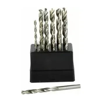 Příslušenství k vrtačce GEKO Sada vrtáků do kovu 1-10mm po 0.5mm 19ks (G38214)