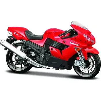 autíčko Maisto Kawasaki Ninja ZX-14R červená (101239300-06187)