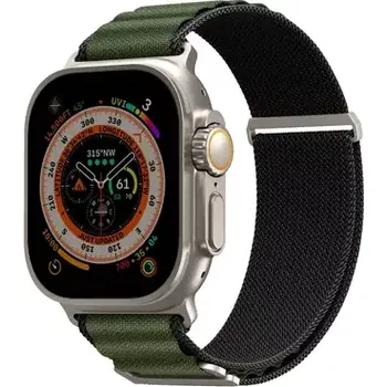 Řemínek na hodinky SKINARMA KOBU řemínek pro Apple Watch Ultra 49 mm Apple Watch 45/44/42 mm olivová (8886461243031)