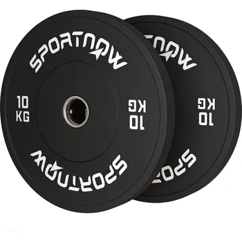 Sada 2 zátěžových desek pro činku, průměr otvoru 50 mm | černé