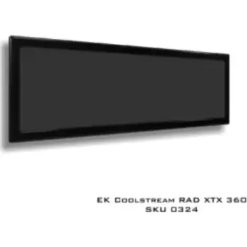 PC ventilátor DEMCiflex magnetický prachový filtr pro chladič XTX 360 černá (DF0324)