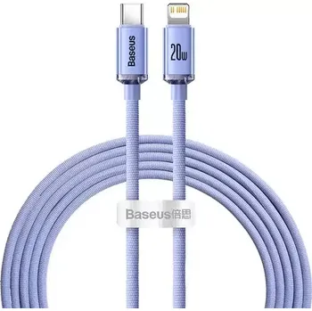 Kabel Baseus CAJY000305 Kabel USB-C (M) - Lightning (M) 2 m fialová (CAJY000305)