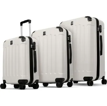 SWISS HUFEISEN Sada kufrů 3 ks krémová SF-5003