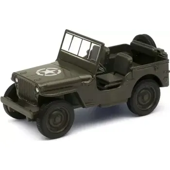 autíčko Welly Jeep Willys MB (1941) bez střechy (WE43723-WOT)