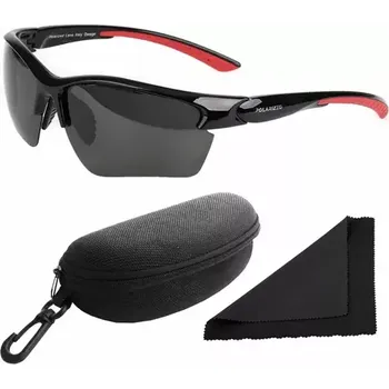 Polarized Brýle sluneční 251 - obroučky červené-černé - skla tmavá (56.037)