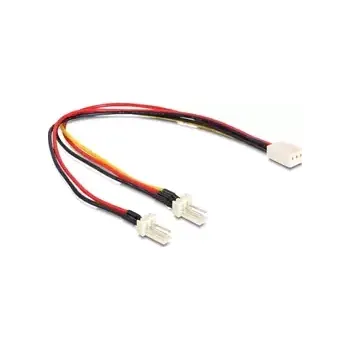 Kabel do PC Delock Napájecí kabel 2 x 4 pin Molex (M) - 8 pin EPS (M) 0.3m (89343)