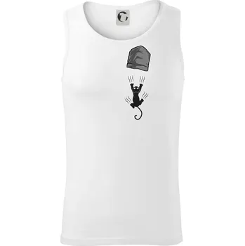 Kočka vypadla z kapsy - Tílko pánské Core - L ( Bílá )