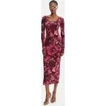 Versace Jeans Couture Každodenní šaty 79HAO920 JS500 Bordó Slim Fit 40