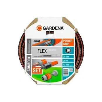 Zahradní hadice Gardena Comfort 18034-20 Hadice Flex 13 mm (1|2") s příslušenstvím - Délka 20 m (18034-20)