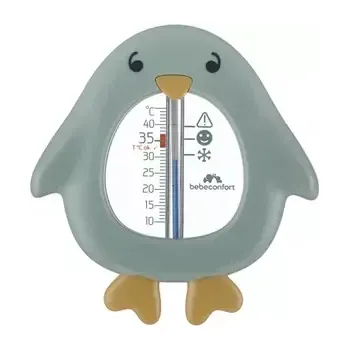 teploměr do vody pro miminko Bebeconfort Teploměr do vany tučňák Lovely Donkey šedá (3107209200BC)