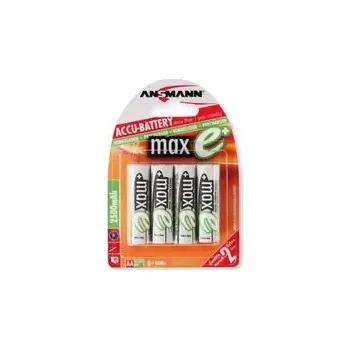 Ansmann akumulátor AA NiMH 2500 mAh (4 ks) maxE+ (9168)