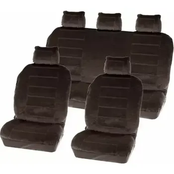 Potah sedadla Carpoint Autopotahy sedadel na celé vozidlo - Washington sada 9 dílů - šedé (310313)