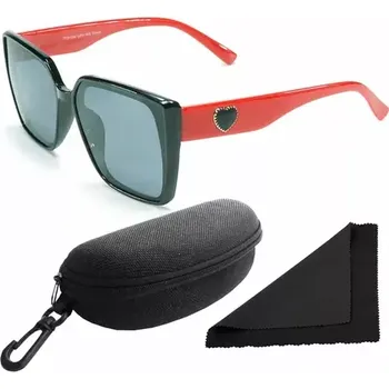 Sluneční brýle Polarized Brýle sluneční 268 - obroučky černé-červené - skla tmavá (56.057)
