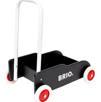 Dětské chodítko BRIO Chodítko vozík - černý (31351)