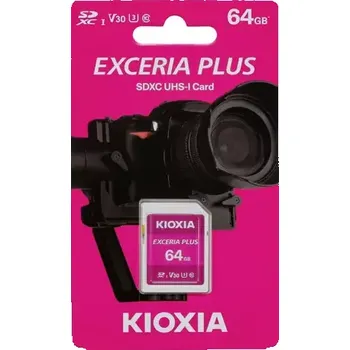Paměťová karta KIOXIA EXCERIA PLUS SDXC 64GB (LNPL1M064GG4)