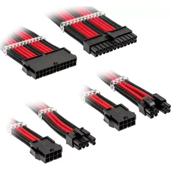 Počítačový zdroj Kolink Sada prodlužovacích opletených kabelů Core Standard černo-červená (CORESTANDARD-EK-BRD)