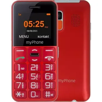 Mobilní telefon myPhone HALO EASY Senior červená (TELMY10EASYRE)