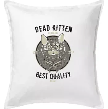 Polštář Cat deadkitten - Polštář 50x50 - 50x50 - Pouze potah ( Bílá )