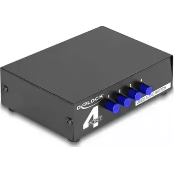 Switch DeLock Audio - Video (cinch) Switch 4-portový (87637-DE)