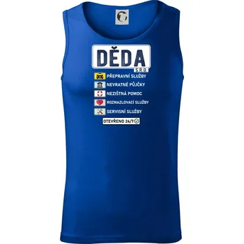 Děda sro služby - Tílko pánské Core - S ( Královská modrá )