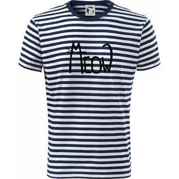 Pánská móda Meow - Mňau - Triko na vodu - L ( Prouhovaná )