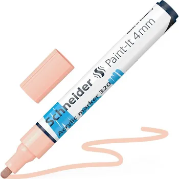 Akrylový popisovač SCHNEIDER Paint-It 4mm, meruňkový