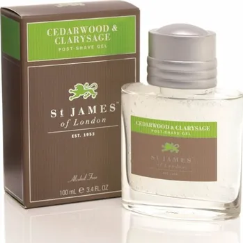 St James of London Cedarwood & Clarysage, gel po holení 100 ml