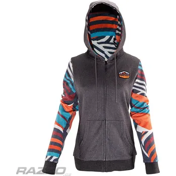 Dámská mikina Dámská mikina LEATT Premium Women Zip Hoody Stripes XL
