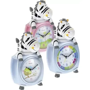 Budík Mebus 26637 - Dětský budík Zebra (26637)