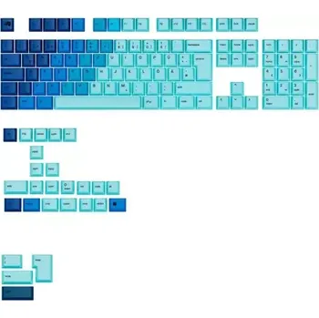 Klávesnice Glorious vyměnitelné klávesy GPBT Gradient (ISO DE) - Ocean (GLO-KB-ACC-KC-GPBT-GR-OCN-DE)