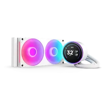 PC ventilátor NZXT Kraken Elite 240 RGB bílá (RL-KR24E-W1)