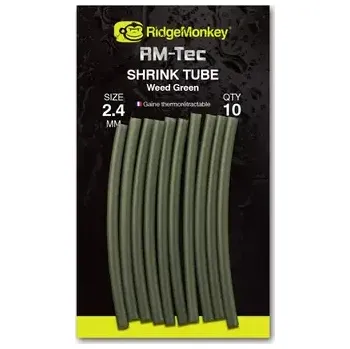 RidgeMonkey Smršťovací hadička Connexion Shrink Tube 2,4mm Weed Green 10ks (RMT064)