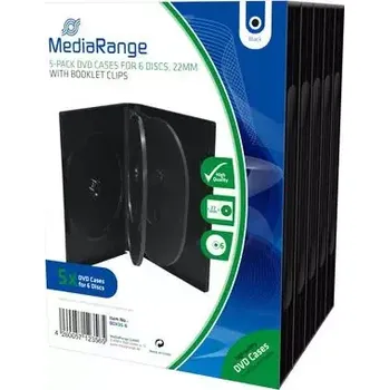 DVD film MediaRange BOX35-6 DVD obal pro 6 disků černá (BOX35-6)