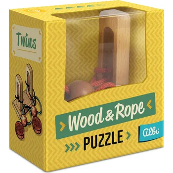 Dětské zboží Wood & Rope puzzle - Twins